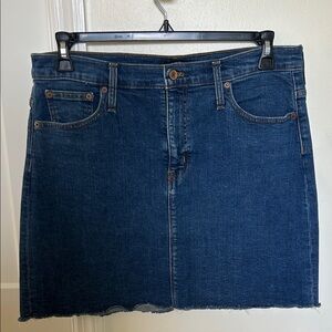 J Crew Mercantile Denim Mini Skirt